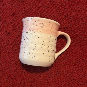 Sheffield Home Pink and White Speckled Ceramic Mug
